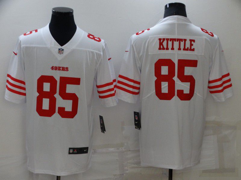 Men San Francisco 49ers #85 Kittle White New 2022 Nike Limited Vapor Untouchable NFL Jersey